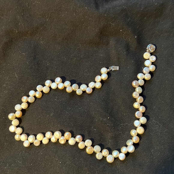 Real Pearl 2 Color Necklace - Picture 14 of 17